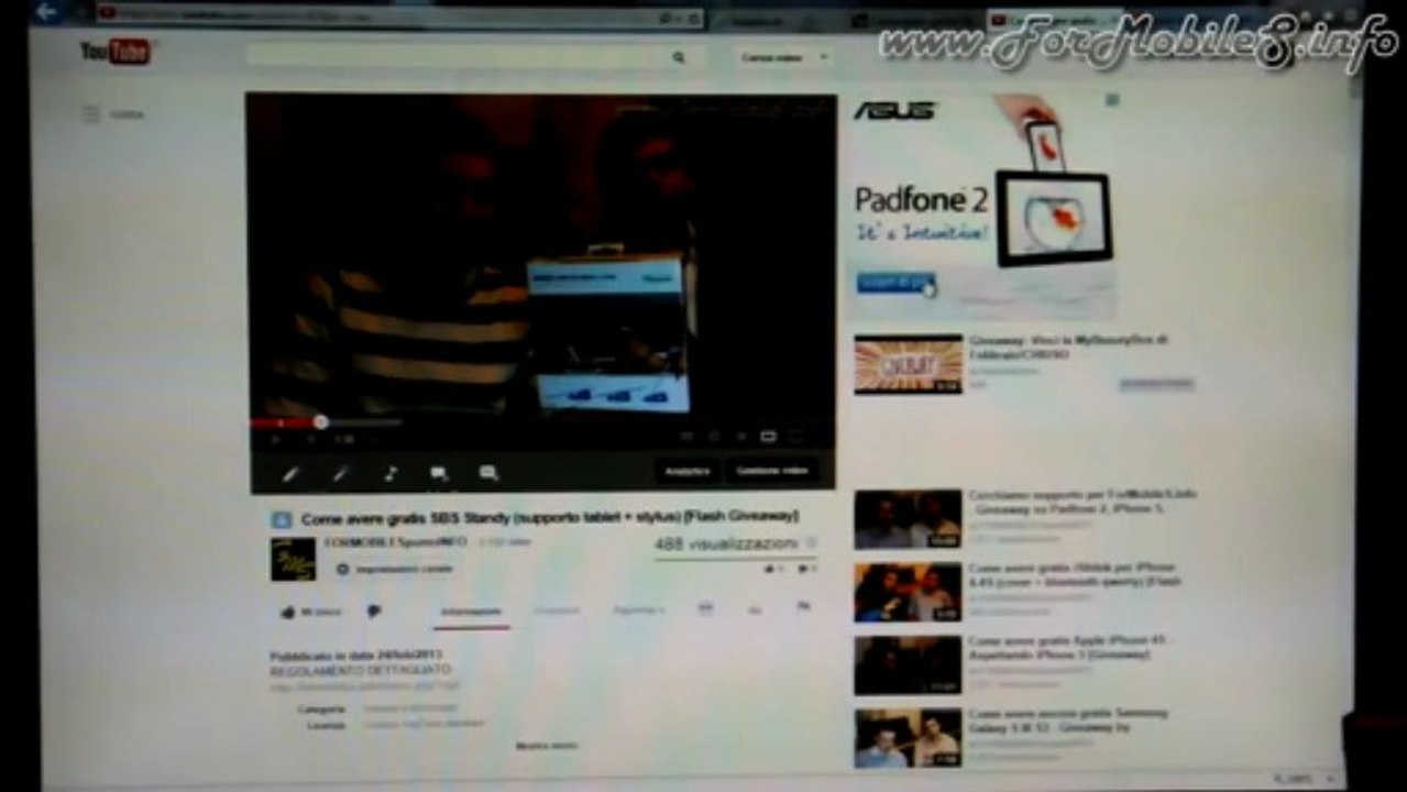 Estrazione a sorte del vincitore del contest su SBS Standy (supporto tablet + stylus)