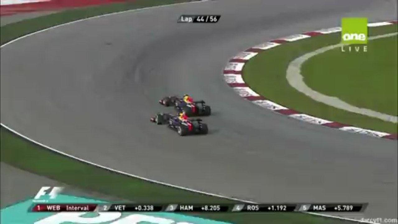 F1 2013 Sortie Stand  Webber Malaysie