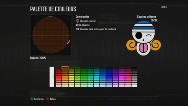 Black Ops 2 Emblems - One Piece - Nami Flag - Drapeau de Nami - Skull, tête de mort