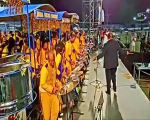 Trinidad no1 steelpan tune 2013 We come out play, various bands play the melody