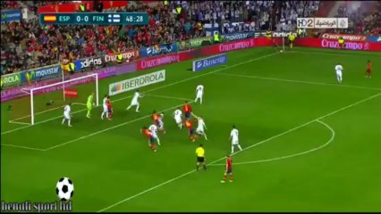 اهداف اسبانيا1-1فلندا(22/03/2013)تصفيات كاس العالم اوروبا2014 تعليق حفيظ دراجي