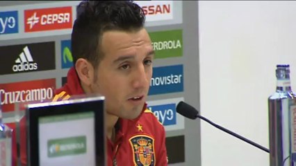 Cazorla: "No tiene ningún sentido dudar de esta selección por dos empates"