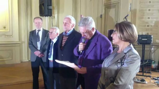 Bal du Printemps 2013 à Clichy : Intervention de Gilles CATOIRE et remise de la médaille d'or de la ville à Edmond VANDERMEERSCH