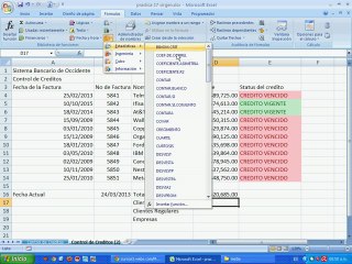 Excel 2007 "Sistema de Control de Creditos" Sesion de Trabajo 8 Parte 1