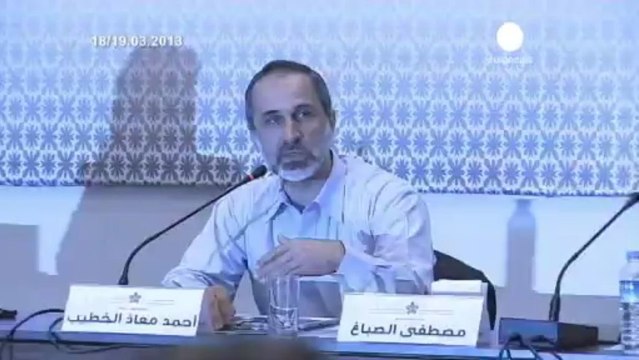 Démission du président de la Coalition nationale syrienne