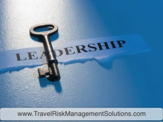 Travel Risk Management Tip 11