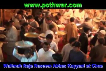 Walimah Raja Naseem Abbas Kayyani at Choha Khalsa