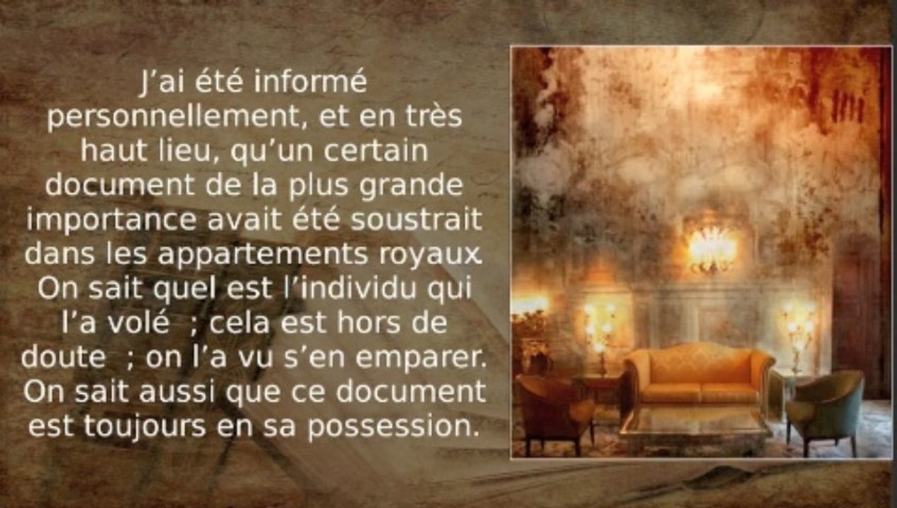 La Lettre volée, Edgar Allan Poe