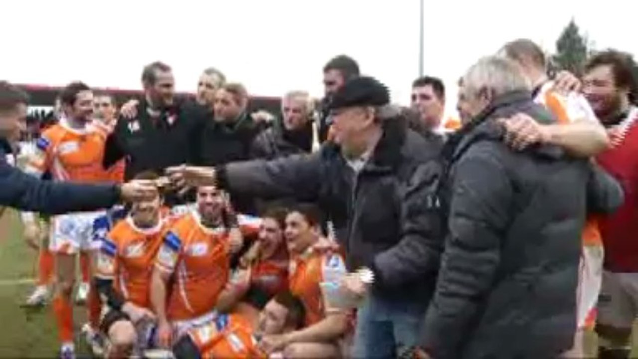 Rugby : interview Cedric Girard (RCC) après son dernier match
