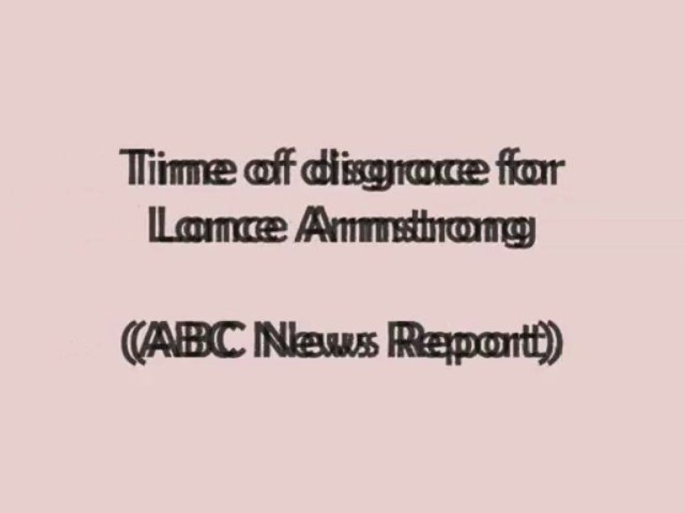 lance armstrong