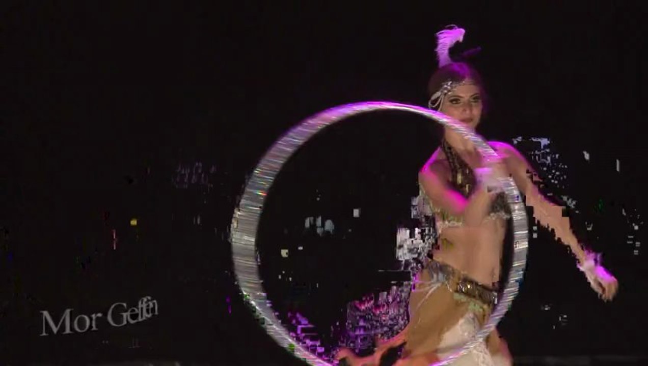 Mor Geffen - lindy hoop - tribal fusion with hoop - מור גפן קרקס קהיר
