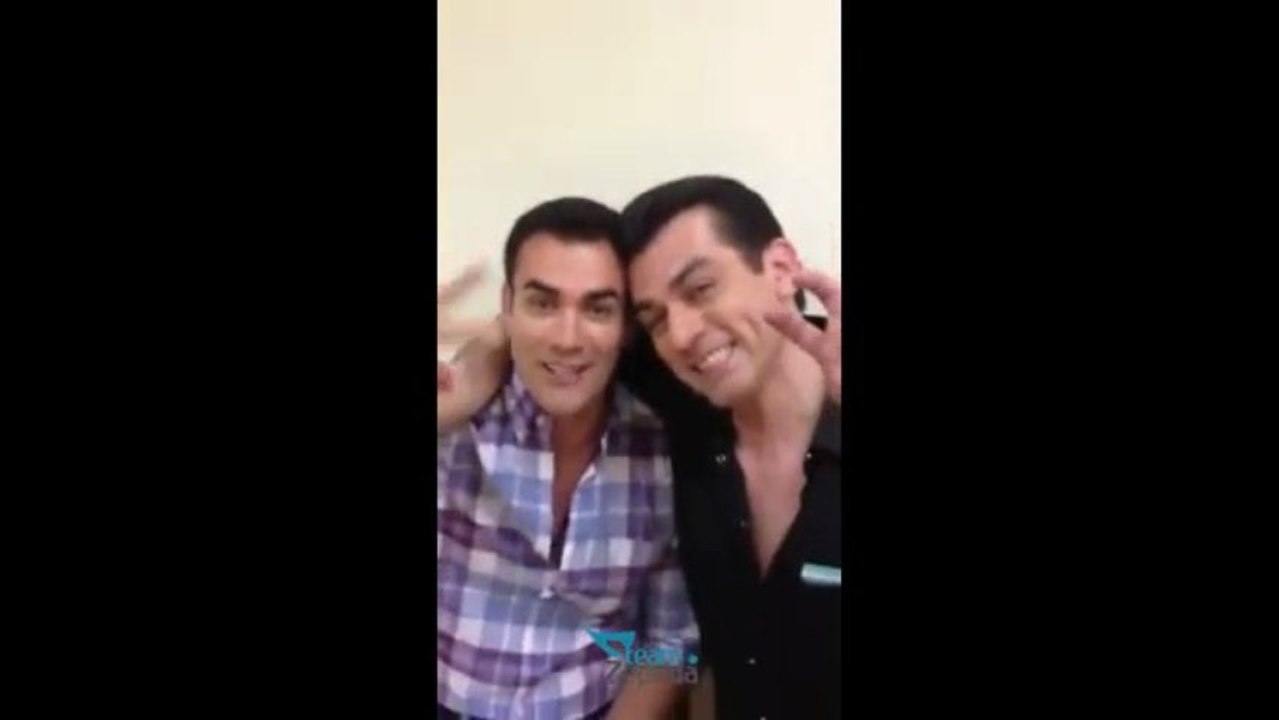 David Zepeda @davidzepeda1 con Jorge Salinas