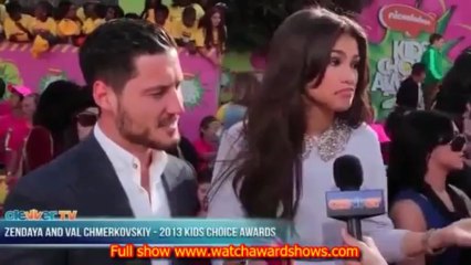Kids Choice Awards 2013 - Zendaya & Val Chmerkovskiy Interview