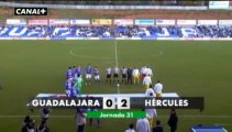 Liga Adelante  Guadalajara 0  Hércules 2