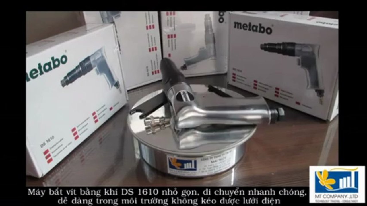 Bán máy bắt vít sử dụng khí nén Metabo DS 1610 (Đức) - Mr.Phap 01639 922 974- YouTube