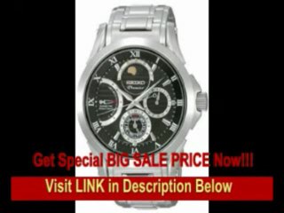 [FOR SALE] Seiko Men's SRX001 Black Dial Watch