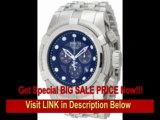 [BEST BUY] Invicta Men's 0820 Reserve Chronograph Black Mother of Pearl Dial Stainless Steel Watch