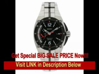 [FOR SALE] Seiko Men's SRG005 Sportura Stainless Steel Black Dial Automatic Watch