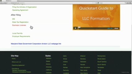 Form an LLC in Maryland
