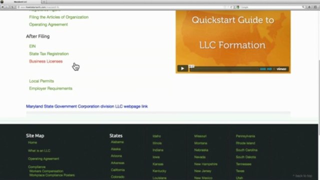 Form an LLC in Maryland