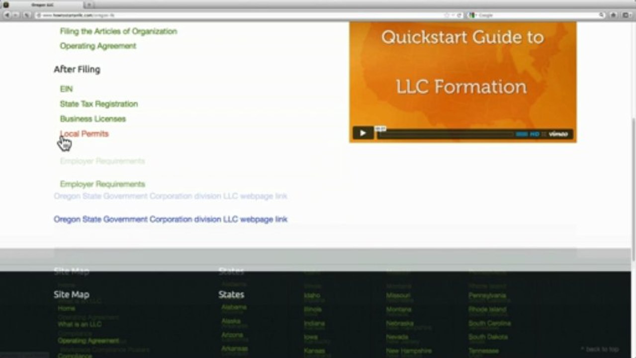 Form an LLC in Oregon