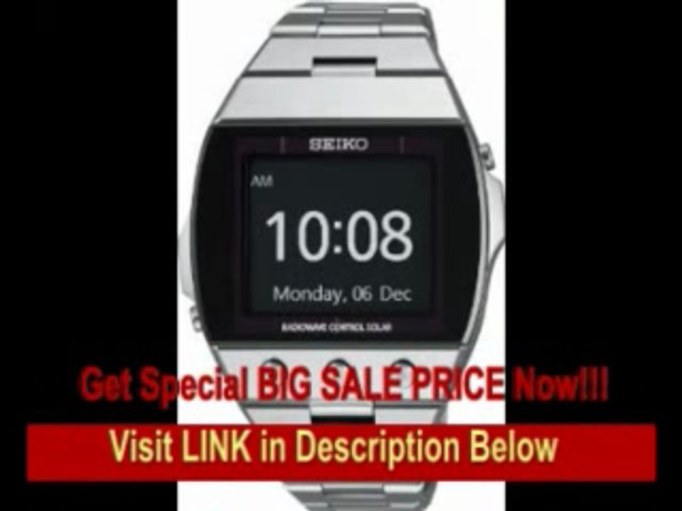 [BEST BUY] Seiko Brightz Radio Solar Active Matrix EPD Watch SDGA001 (Japan Import)