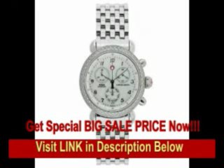 [BEST PRICE] Michele Women's MWW03C000013 CSX-36 Diamond Stainless Steel Chronograph Watch
