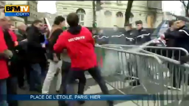 Manif anti-mariage homo: les participants en colère - 25/03