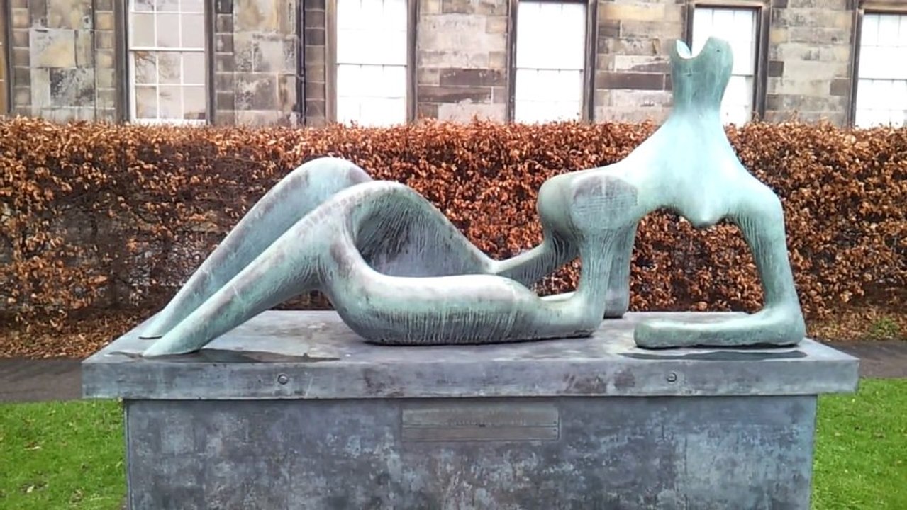 Henry Moore Reclining Figure 1951 SNGOMA1 Edinburgh January 2012