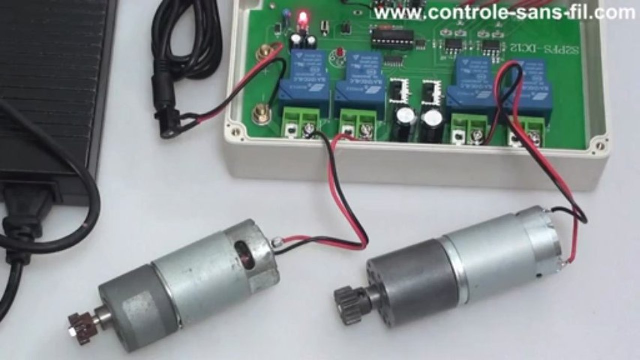 Comment utiliser un kit contrôleur moteur avec inversion du sens de rotation 12V 24V haute puissance 30A?