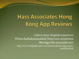 HASS ASSOCIATES Hong Kong App Reviews - Cybercrime- Experte warnt vor Wirtschaftskriminalität Wave von versierten Betrüger für smartphones