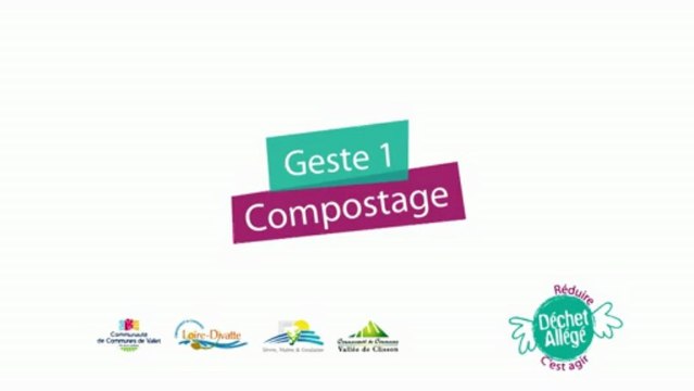 Réduisons nos Déchets Geste 1- Compostage