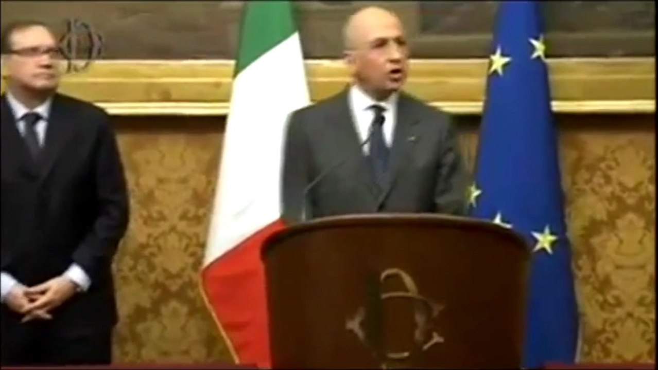 Roma - Consultazioni parti sociali - Antonio Pautelli (Abi) e Aldo Minucci (Ania) (24.03.13)