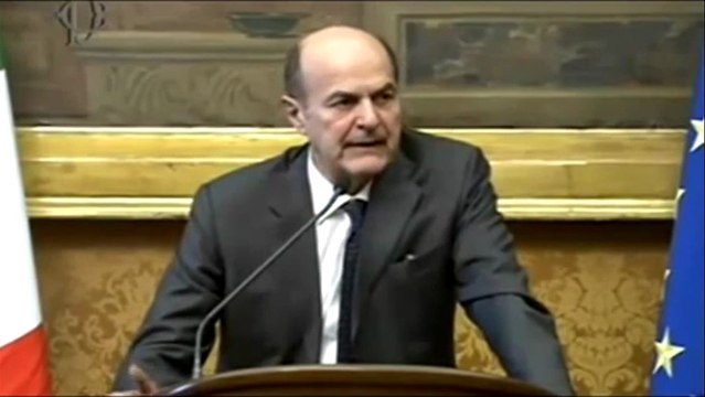 Bersani - Se ci sarà un governo guidato da me partirà dai problemi reali degli italiani (23.03.13)