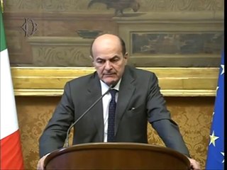Roma - Le consultazioni a Montecitorio. Primo giorno. Bersani (23.03.13)