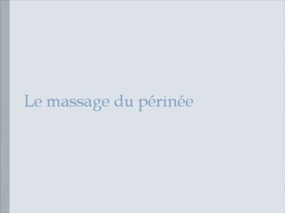 Préparer l'accouchement : le massage du périnée