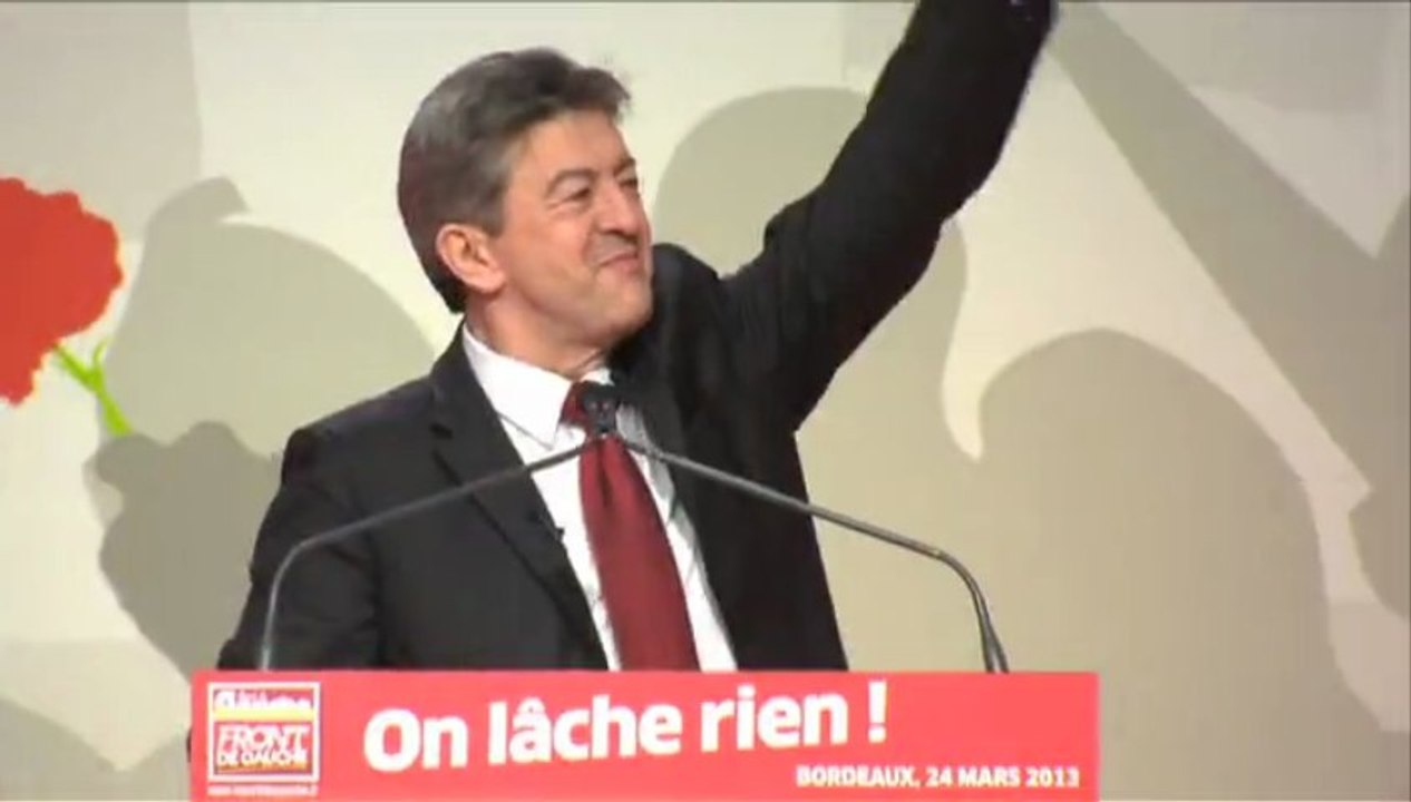 Discours de Jean-Luc Mélenchon au congrès du Parti de Gauche à Bordeaux