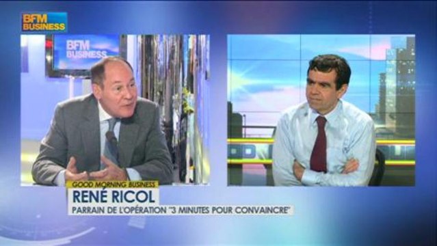 L'opération 3 minutes pour convaincre: René Ricol dans Good Morning Business - 25 mars