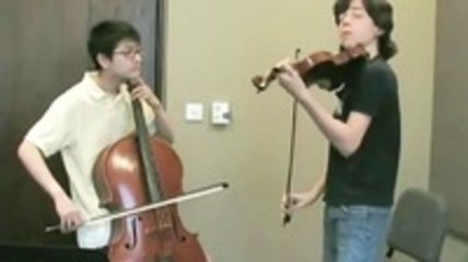 The Beatles "Let It Be" On The Cello And Violin