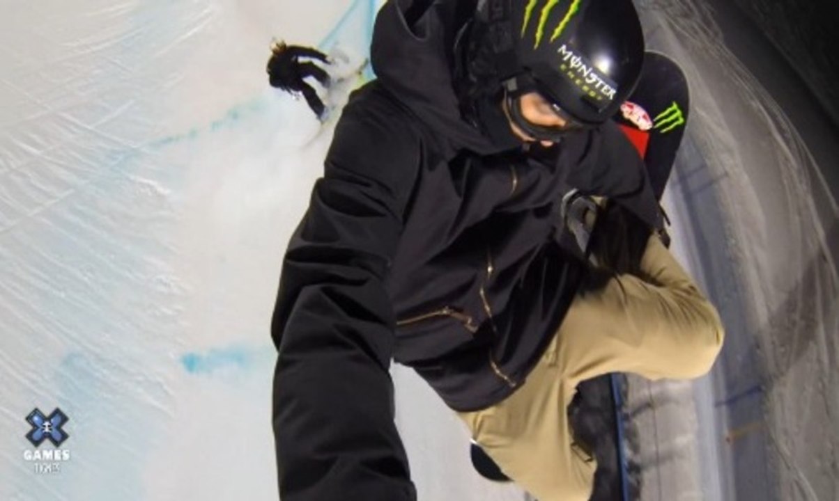 Louri Podladtchikov - Halfpipe Course Preview - Winter X-Games - Tignes - 2013