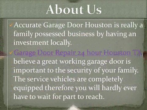 Garage Door Repair 24 hour houston TX
