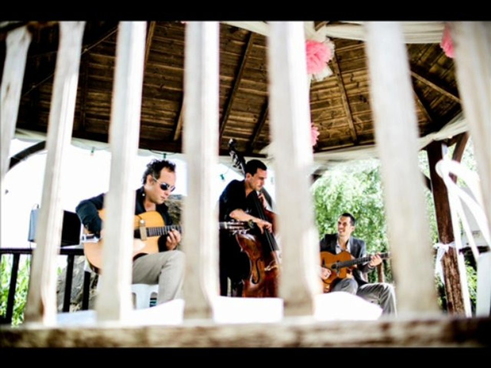 Trio Jazz Manouche pour cocktails mariage,animations musicales...