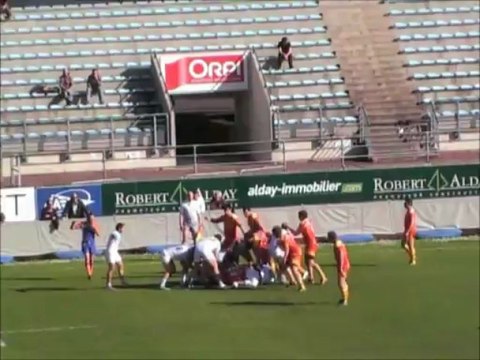 Résumé Aviron Bayonnais - USA Perpignan (espoirs)