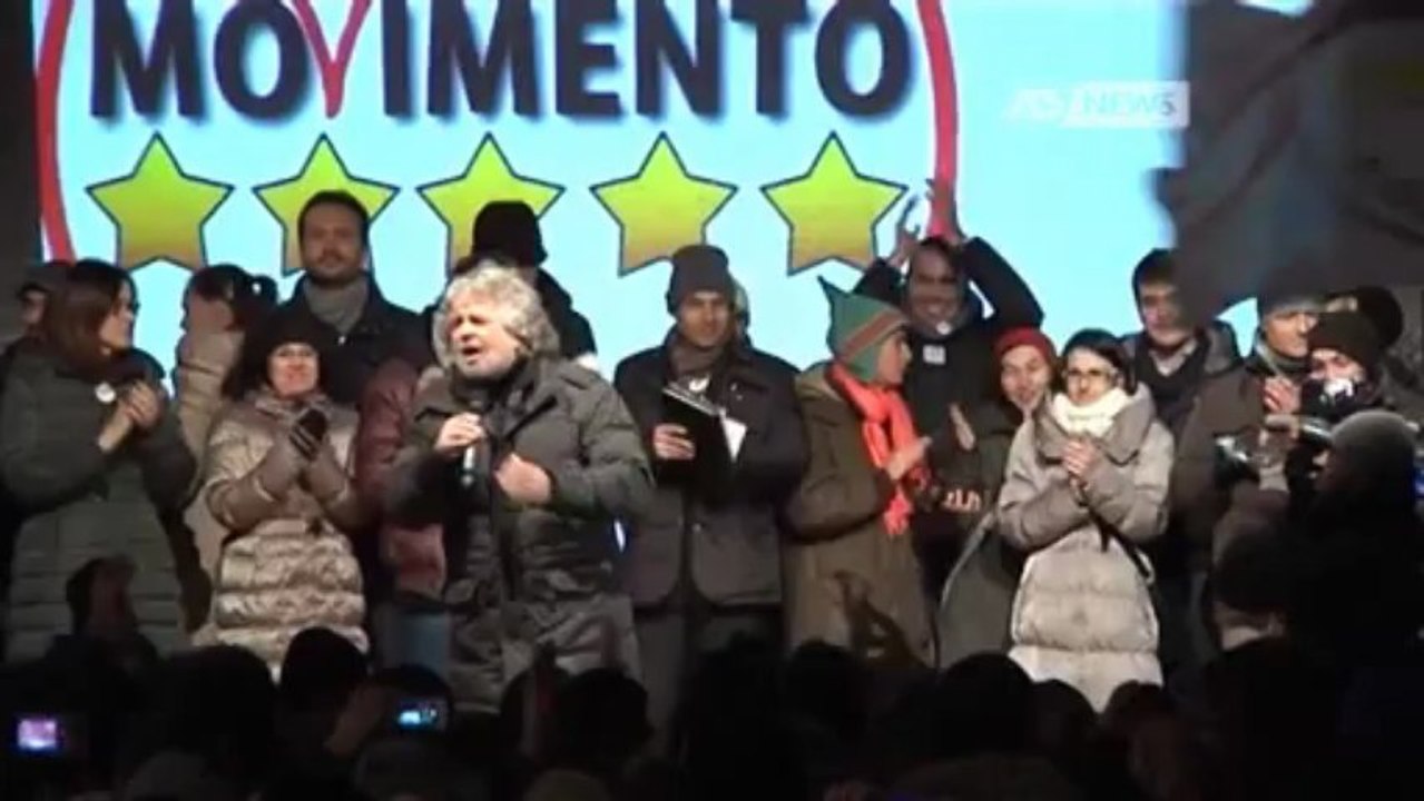 GRILLINI, CALATA SU ROMA