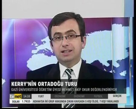 Kerry'nin Ortadoğu Temasları Mehmet Akif Okur Yorumladı - Ahmet Rıfat Albuz TVNET