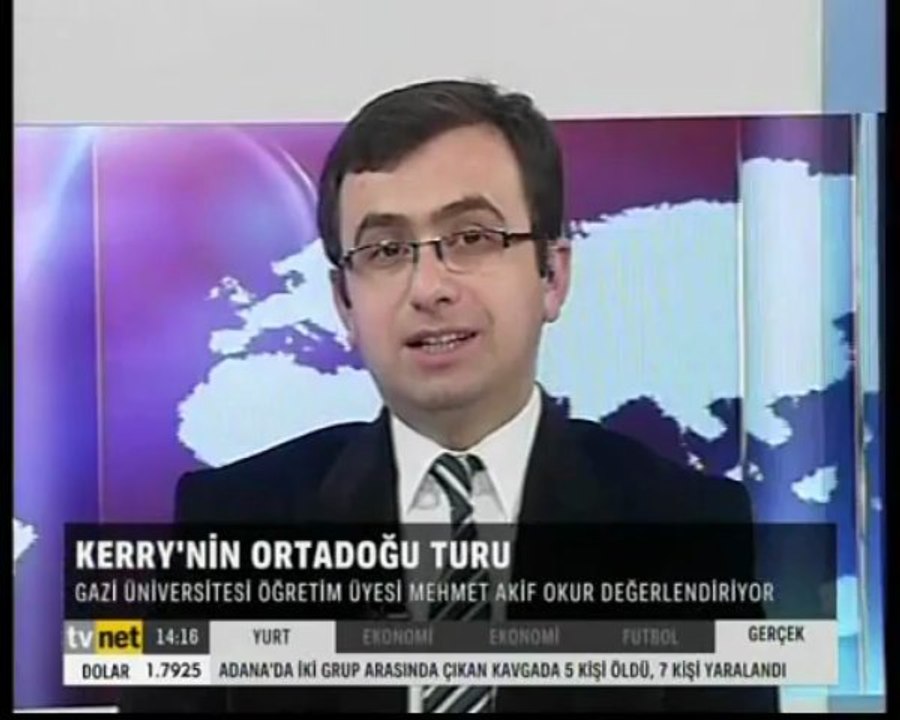 Kerry'nin Ortadoğu Temasları Mehmet Akif Okur Yorumladı - Ahmet Rıfat Albuz TVNET