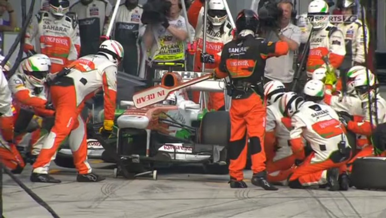 Force india Screwed by nut