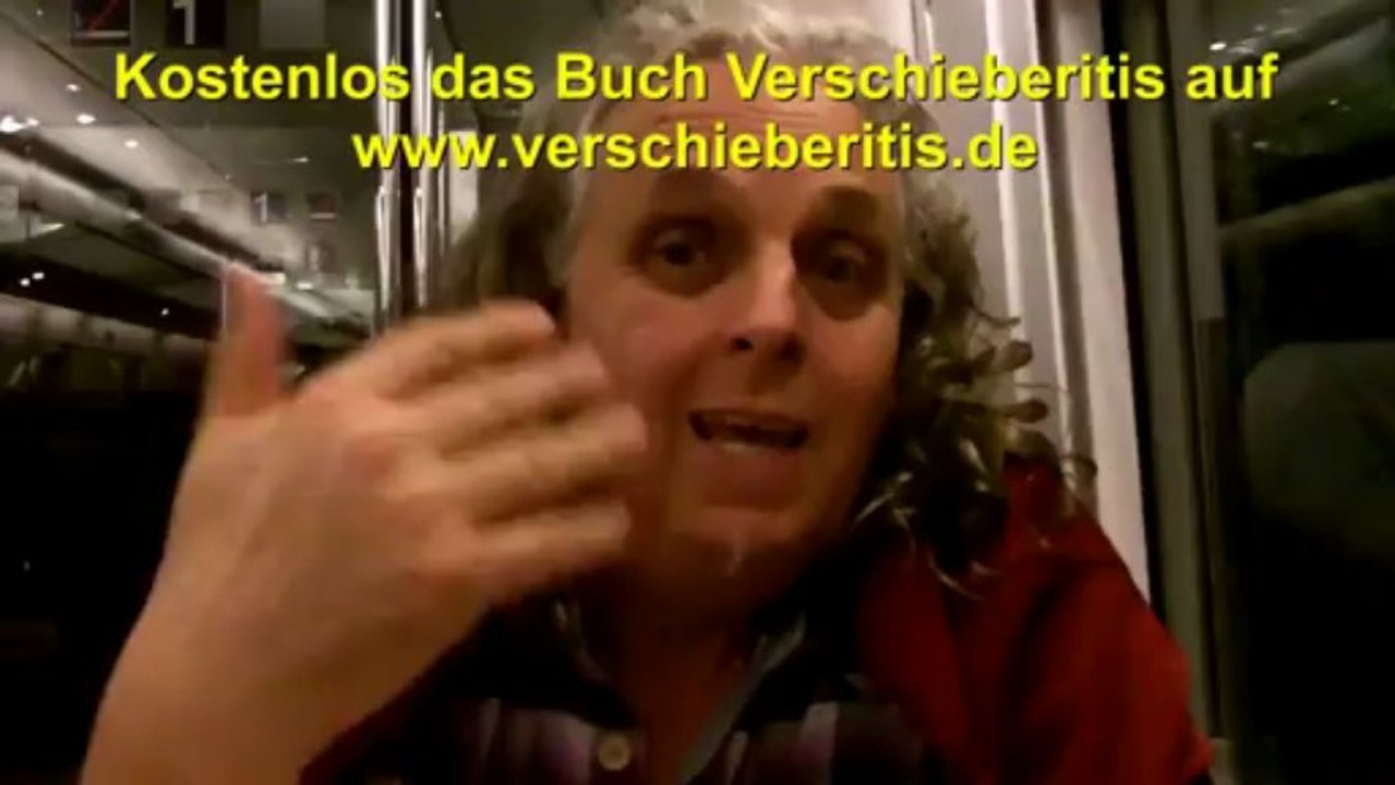 Ernst Crameri im ICE zum Thema Prokrastination