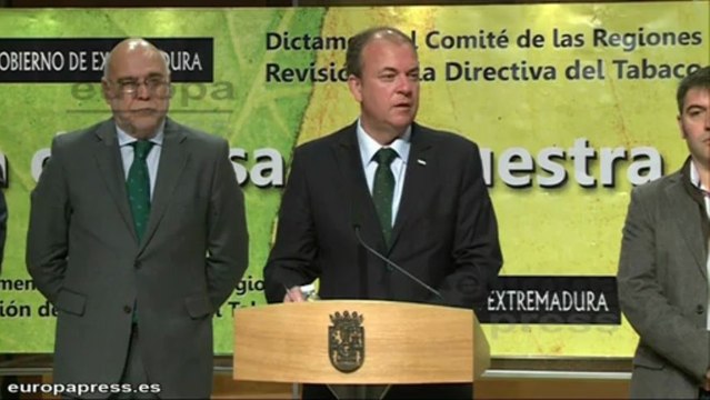 Monago va a seguir luchando por sector tabaco