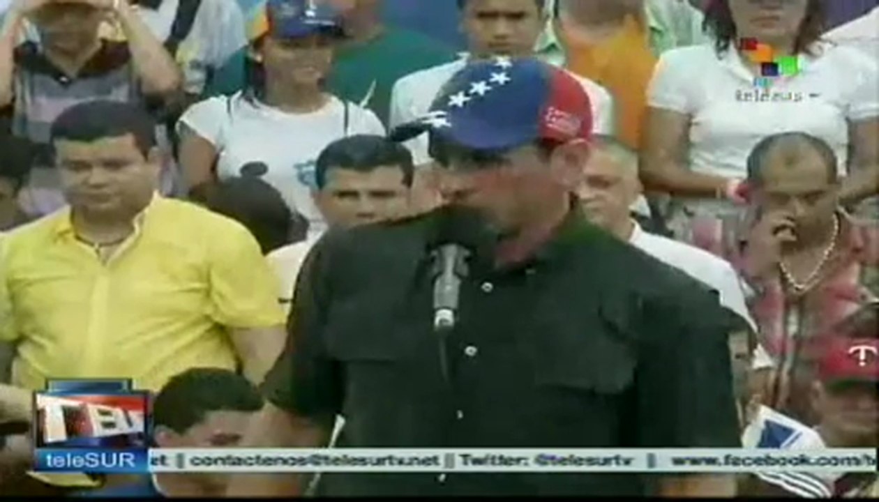 Acto de campaña de Capriles en de Yaracuy